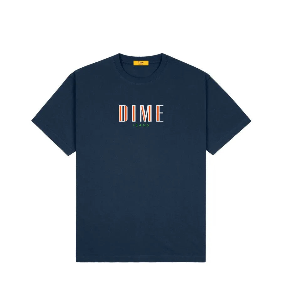 Dime MTL Jean Tee Navy - ARROW & BEAST