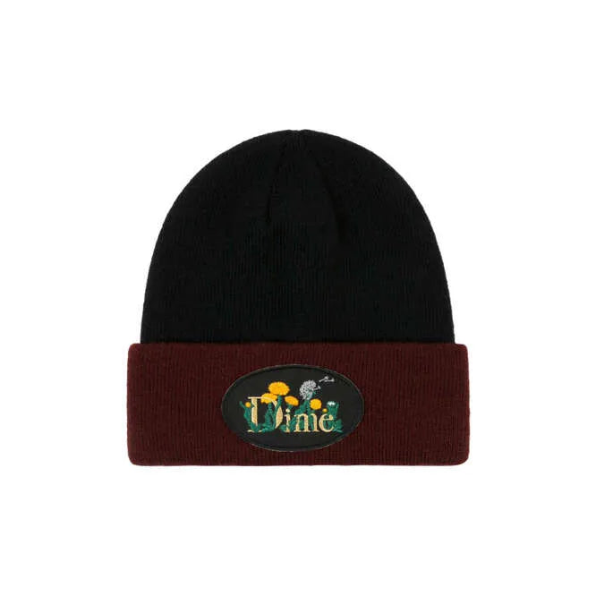 Dime MTL Allergie Fold Beanie Black - ARROW & BEAST