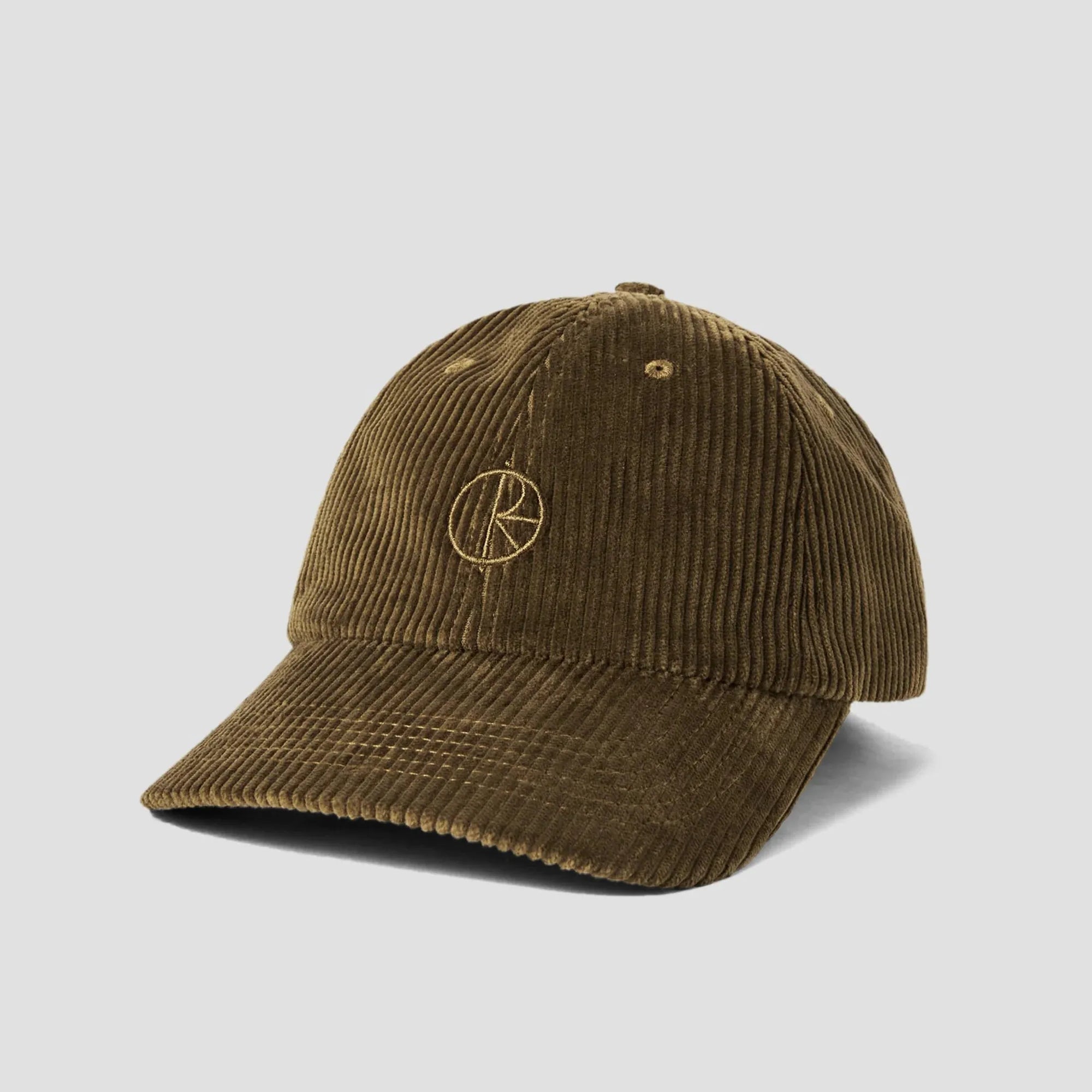Polar Skate Co. Stroke Logo Cord Cap Brass - ARROW & BEAST