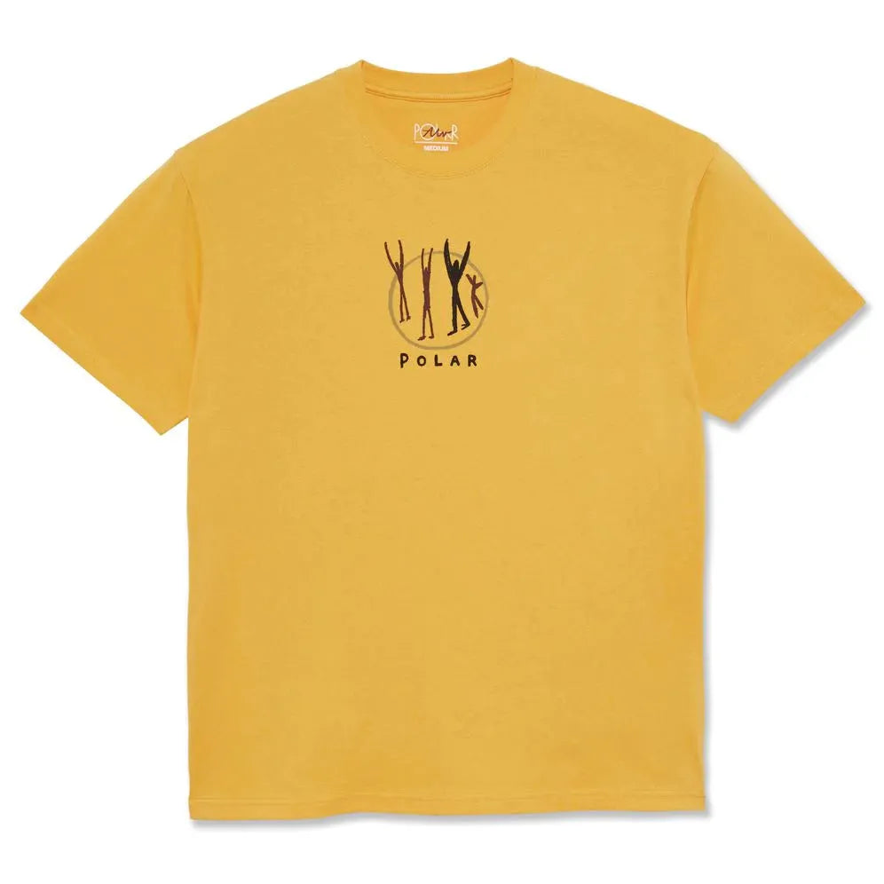 Polar Skate Co. Gang Tee Orange Sorbet - ARROW & BEAST