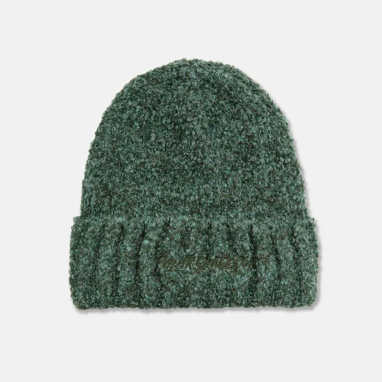 Polar Skate Co. Fluffy Beanie Green - ARROW & BEAST