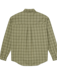 Polar Skate Co. Mitchell LS Shirt Flannel Green Beige