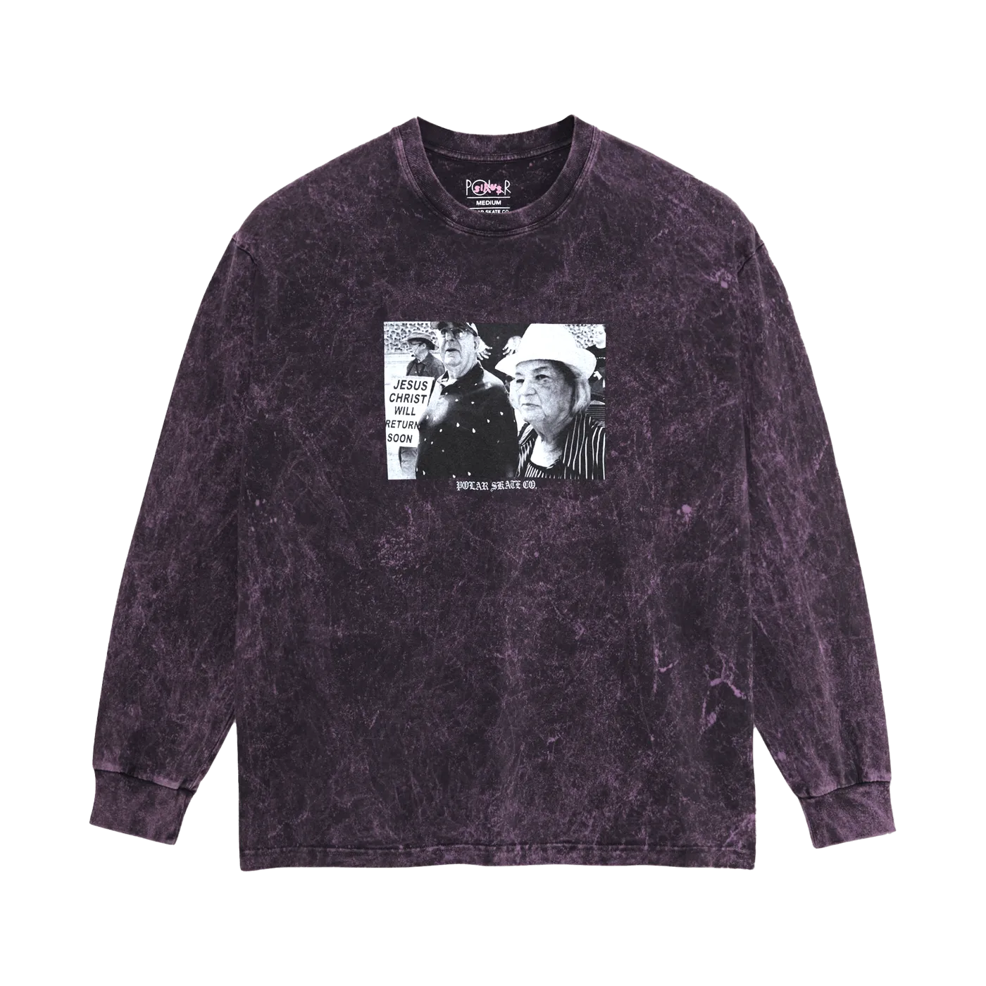 Polar Skate Co. Pride LS Washed Purple