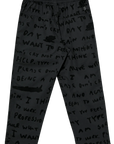 Polar Skate Co. Sad Notes Surf Pants Graphite