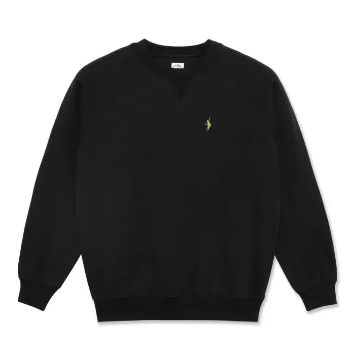 Polar Skate Co. No Comply Default Crew Black - ARROW & BEAST