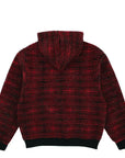 Yardsale XXX Sherpa Fleece Hood Red Black - ARROW & BEAST