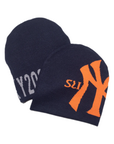 Slinky2020 NY Reversible Beanie Navy