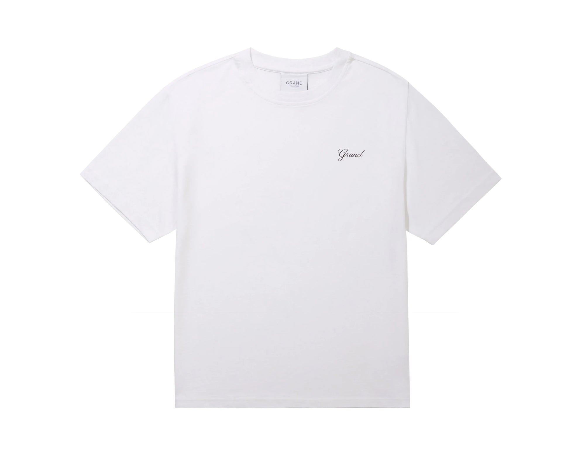 GRAND Collection Grand Script Tee White - ARROW & BEAST