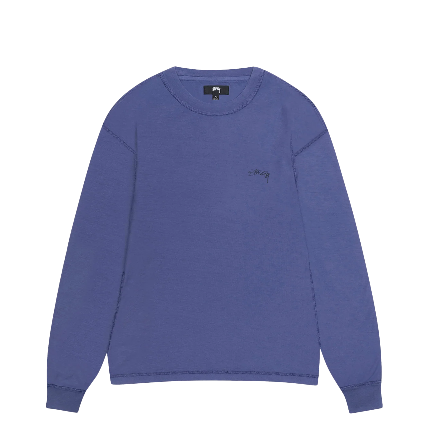 Stüssy Lazy LS Tee Vintage Navy