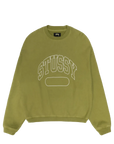 Stüssy Varsity Oversized Crew Green