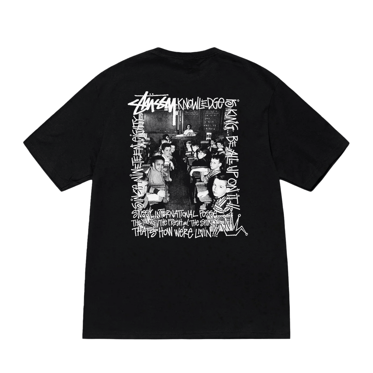 Stüssy Classroom Tee Black