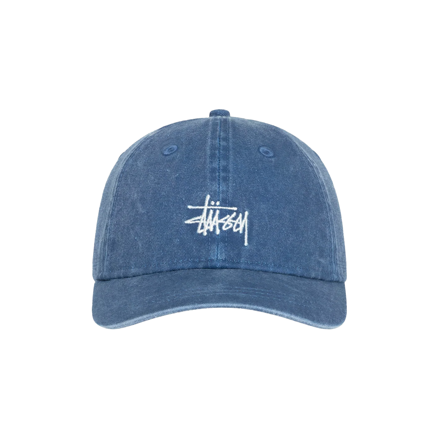 Stüssy Basic Washed Low Pro Cap Faded Navy