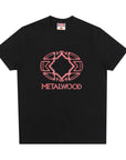 Metalwood Screen Illusion T-Shirt Black
