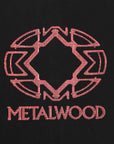 Metalwood Screen Illusion T-Shirt Black