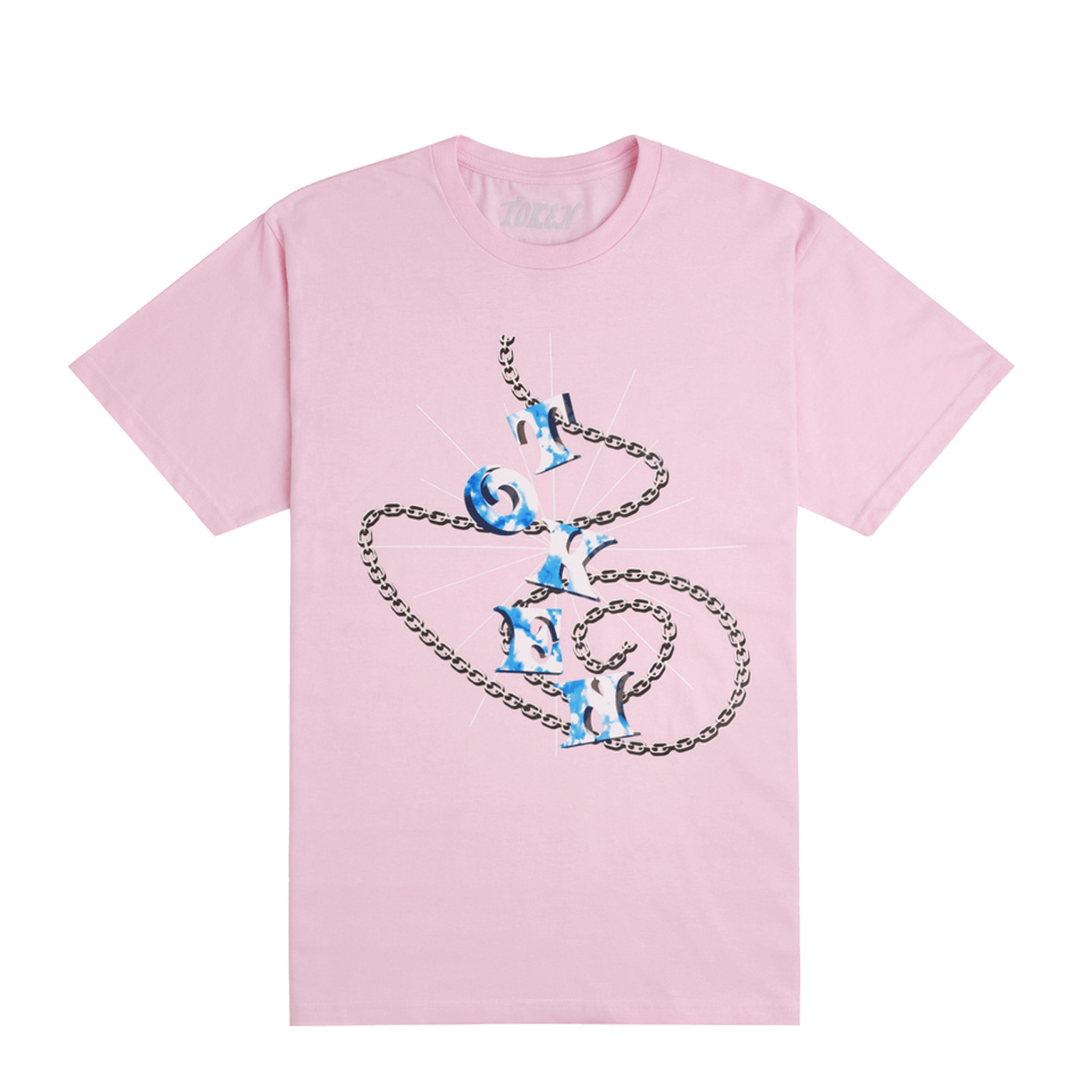 Token Chain T-Shirt Light Pink