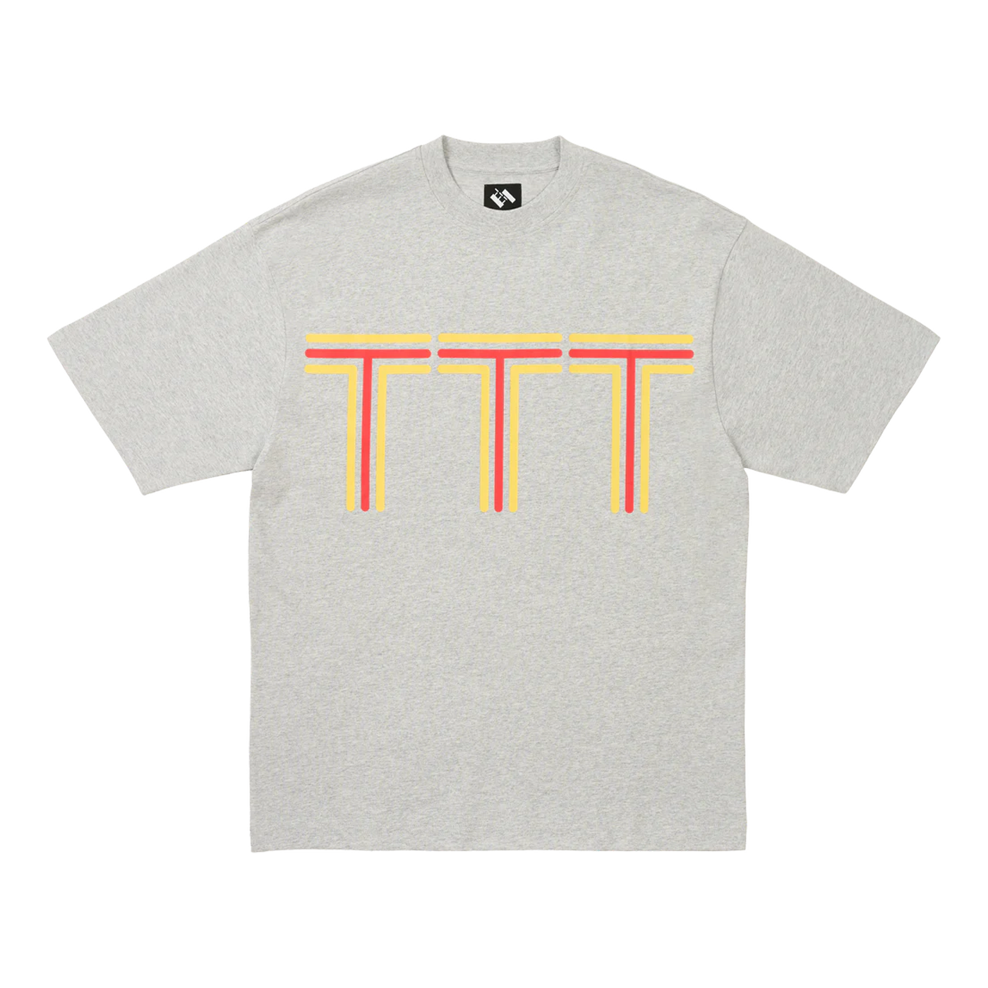 TTT Logo Stripe Shirt Grey