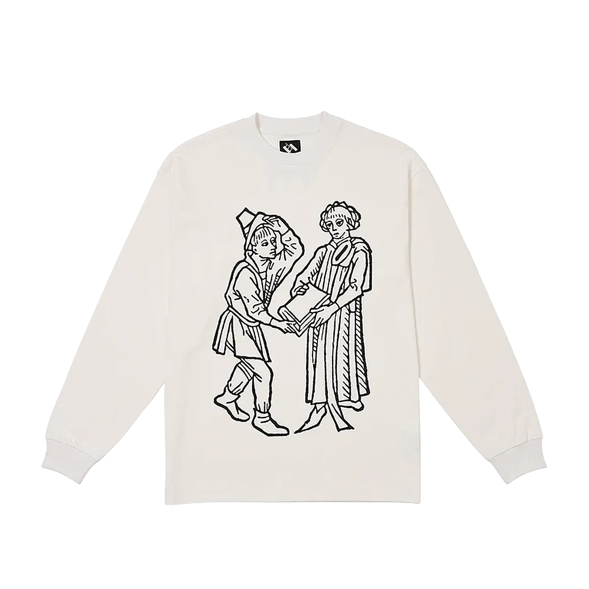 The Trilogy Tapes TTT Bastarda Longsleeve White - ARROW & BEAST
