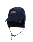 The Trilogy Tapes TTT Cord Earflap Cap Navy - ARROW & BEAST