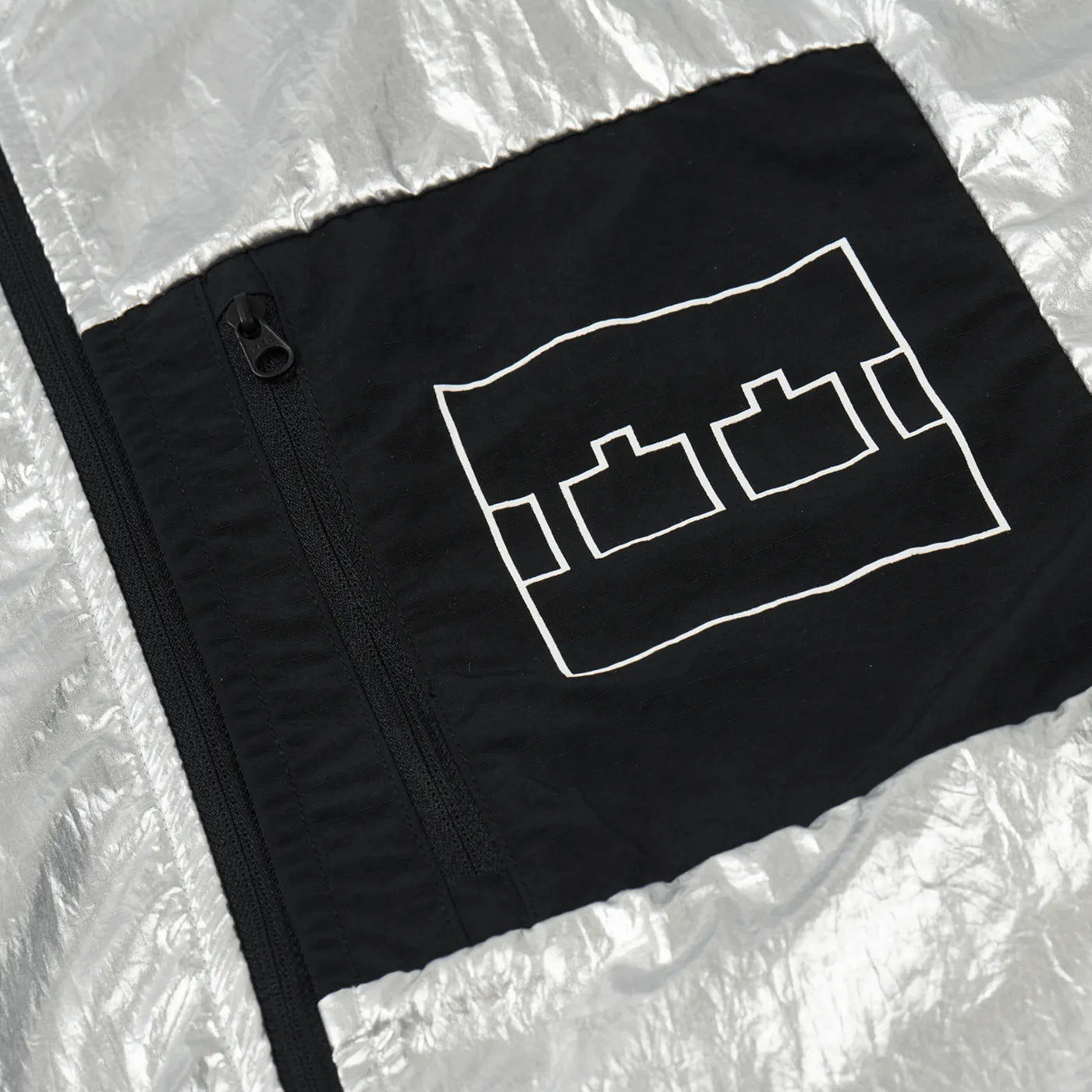 The Trilogy Tapes TTT Lightweight Jacket Silver