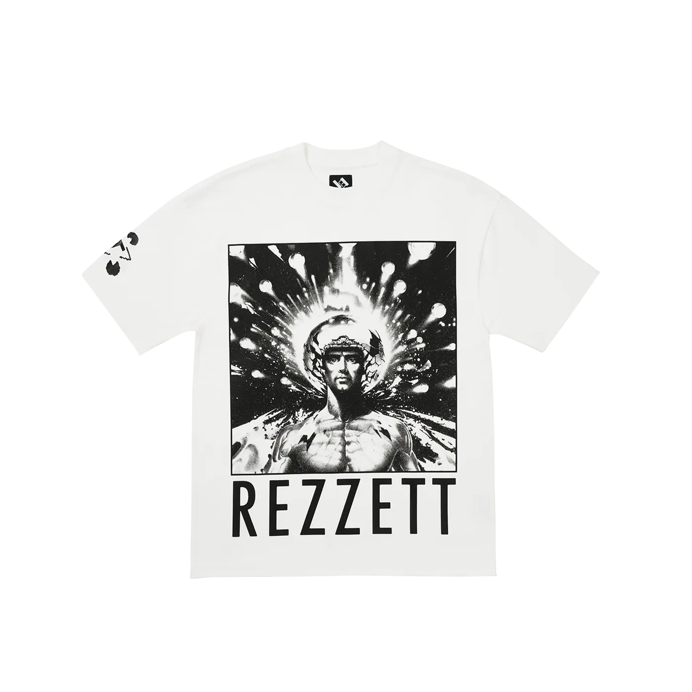 The Trilogy Tapes TTT Rezzet Boshy Tee White