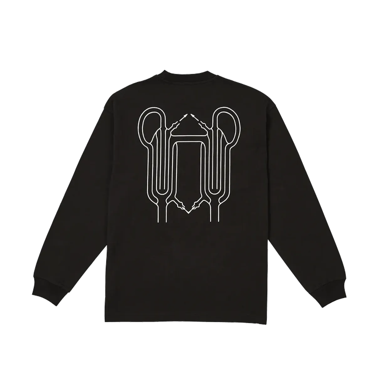 The Trilogy Tapes TTT Winter Glassworks Longsleeve Black - ARROW & BEAST