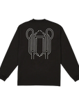 The Trilogy Tapes TTT Winter Glassworks Longsleeve Black - ARROW & BEAST