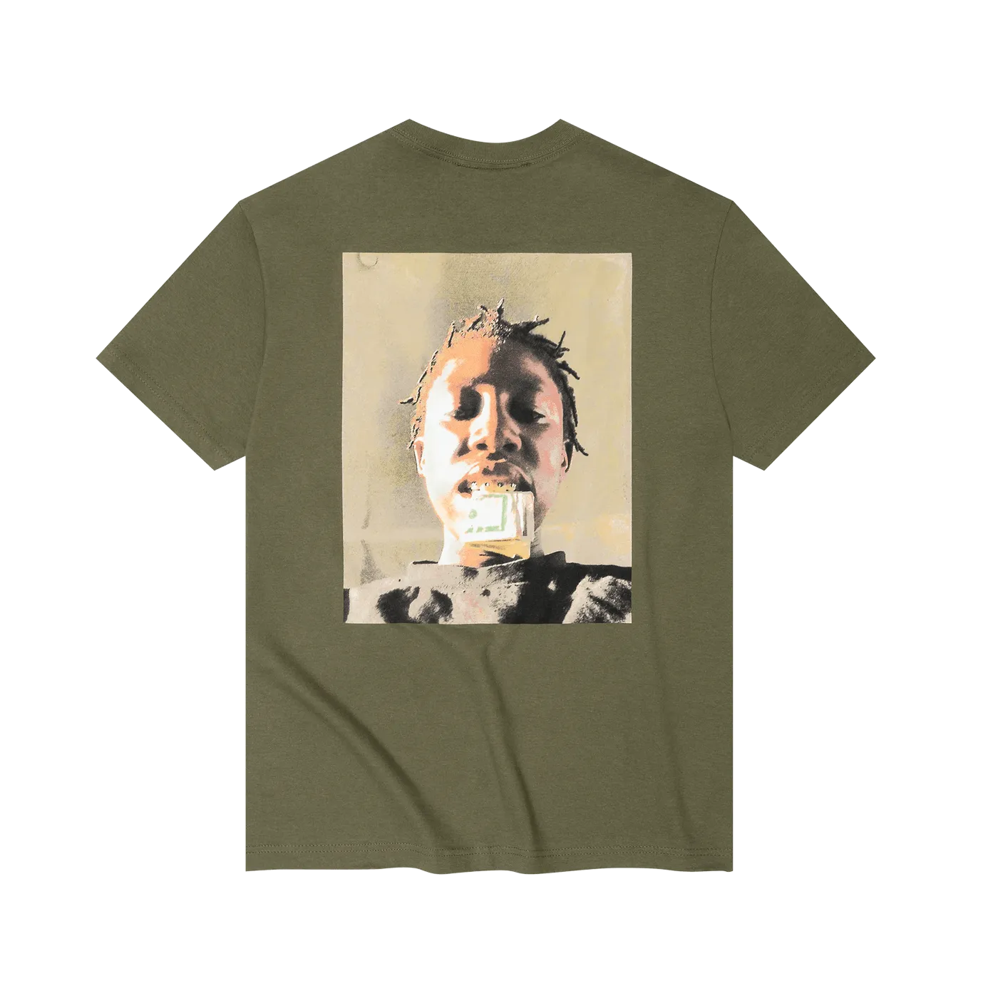 Violet Kader Put Your Money Where Your Mouth Is Tee Olive