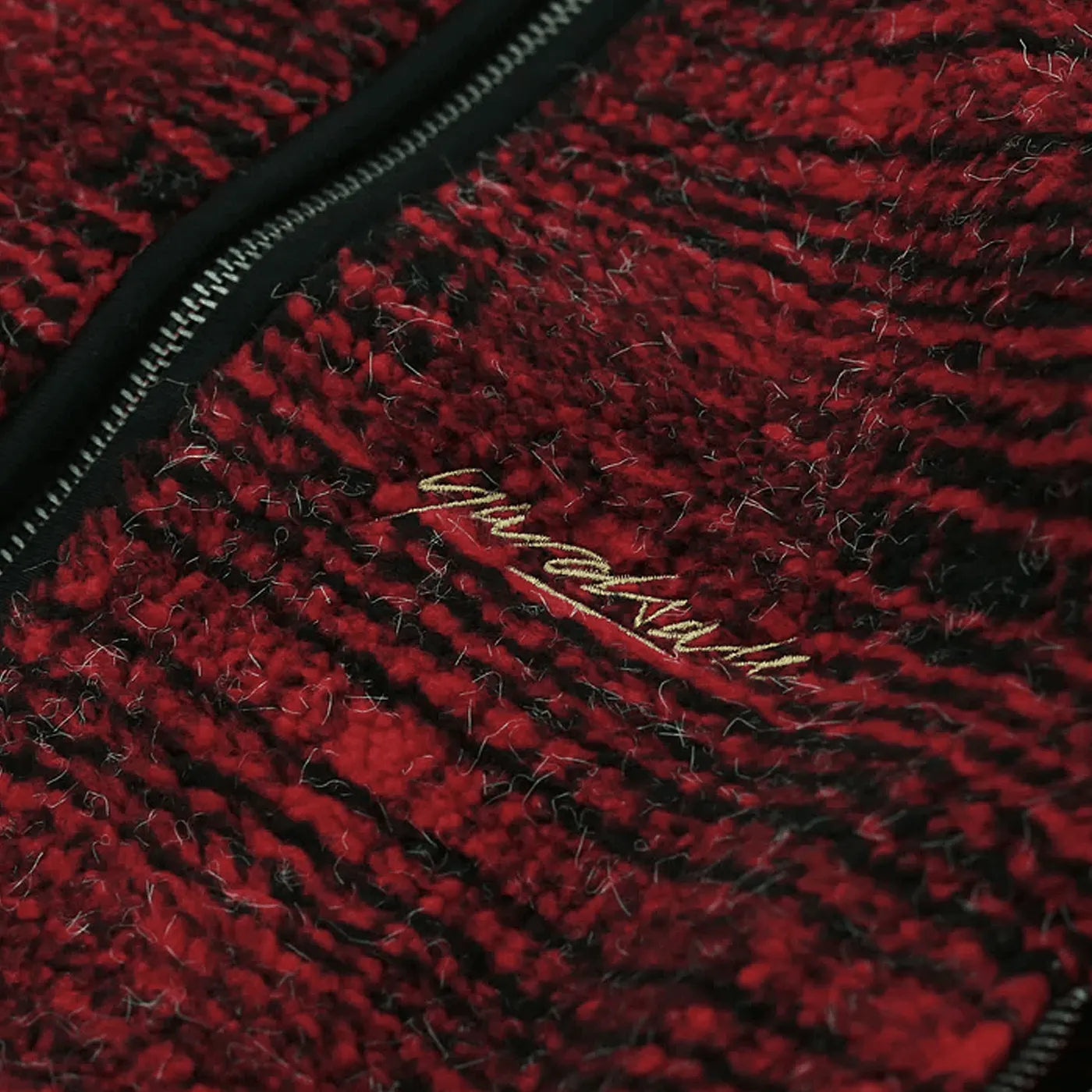 Yardsale XXX Sherpa Fleece Hood Red Black - ARROW & BEAST