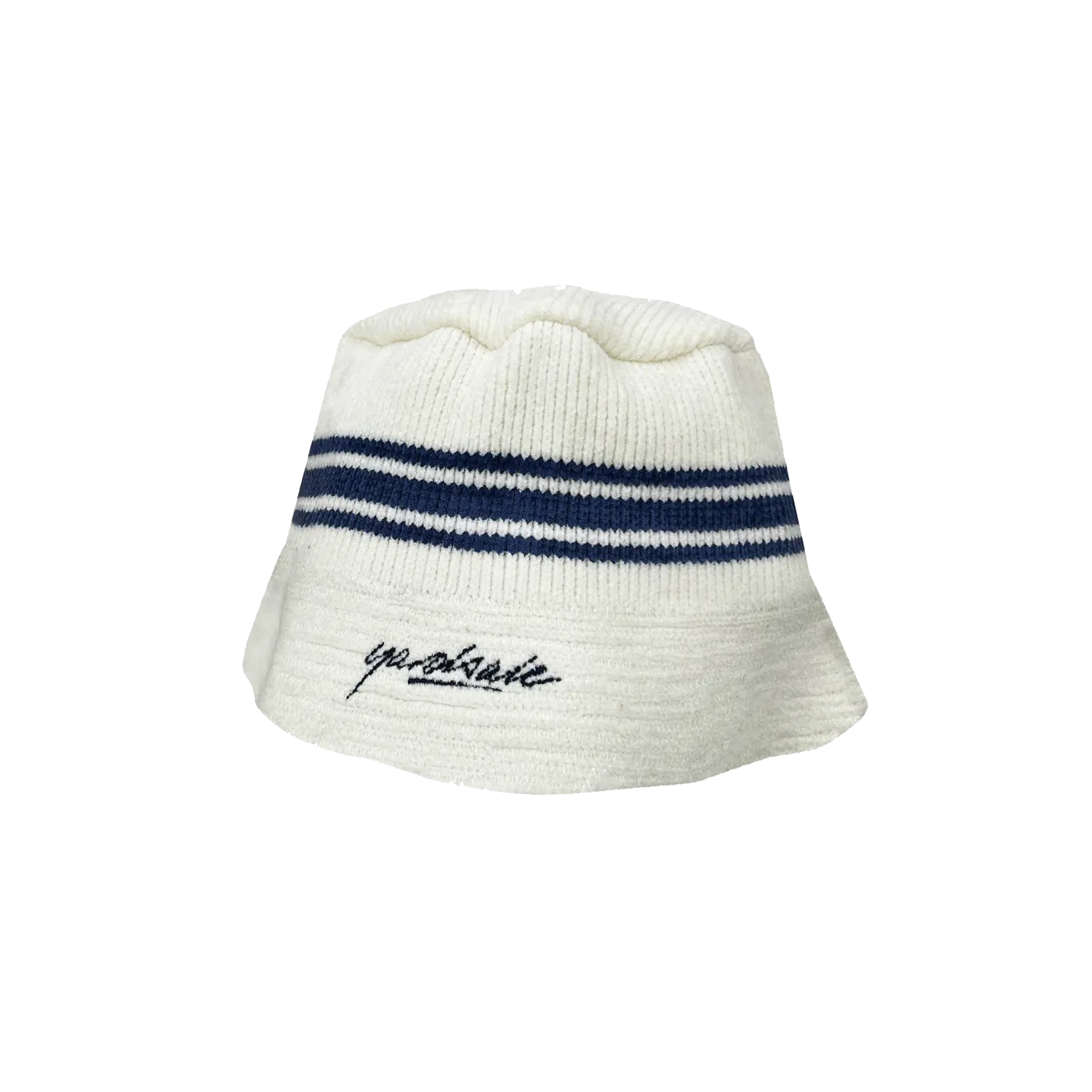Yardsale XXX Chenille Bucket Hat White - ARROW & BEAST