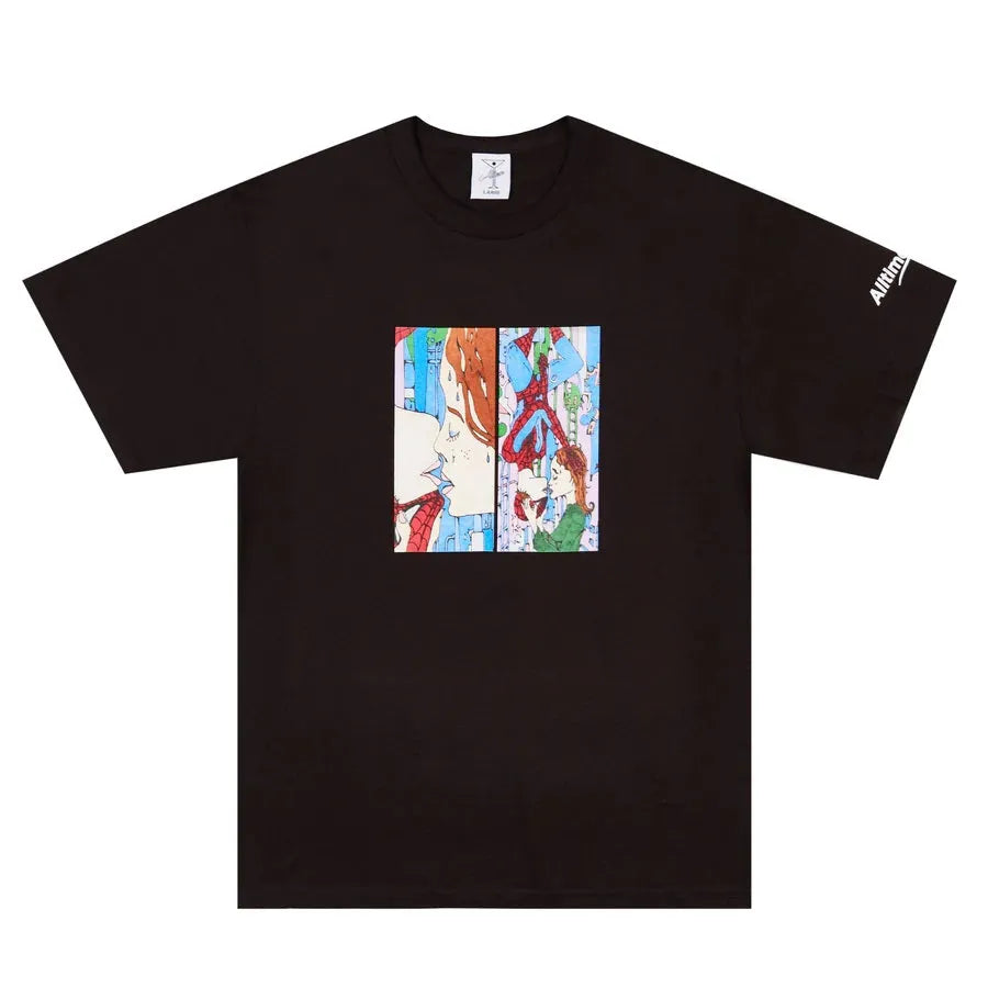 Alltimers Spidey Kiss T-Shirt Black - ARROW & BEAST