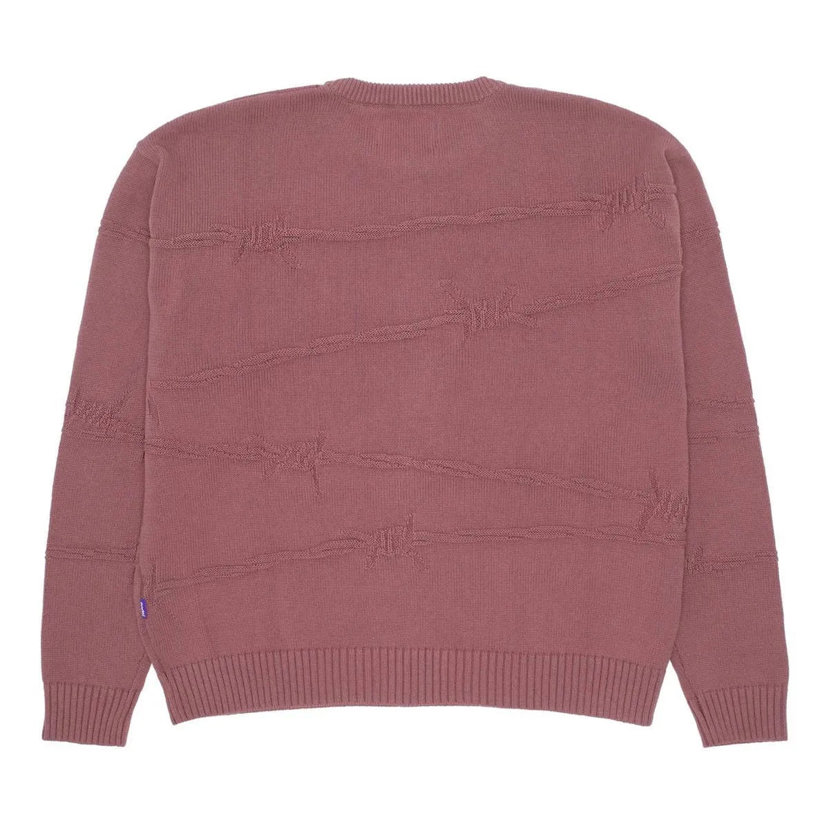 Fucking Awesome - Barbed Wire Knit Sweater - Mauve – ARROW & BEAST