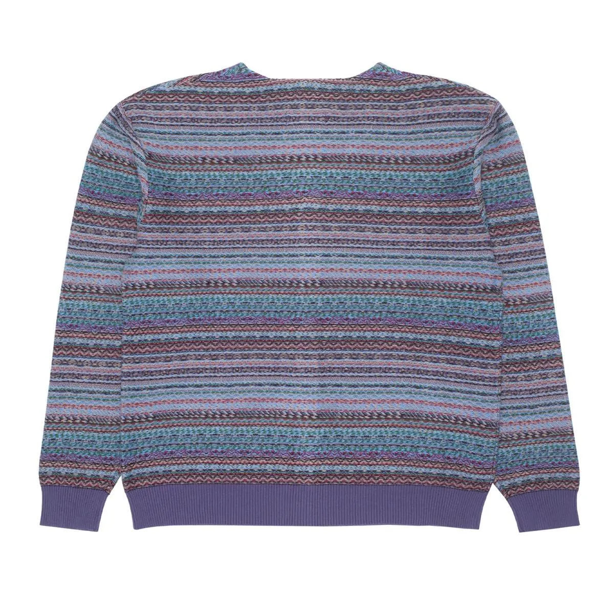 Fucking Awesome - Dill Painting Intarsia Cardigan - Purple - ARROW & BEAST