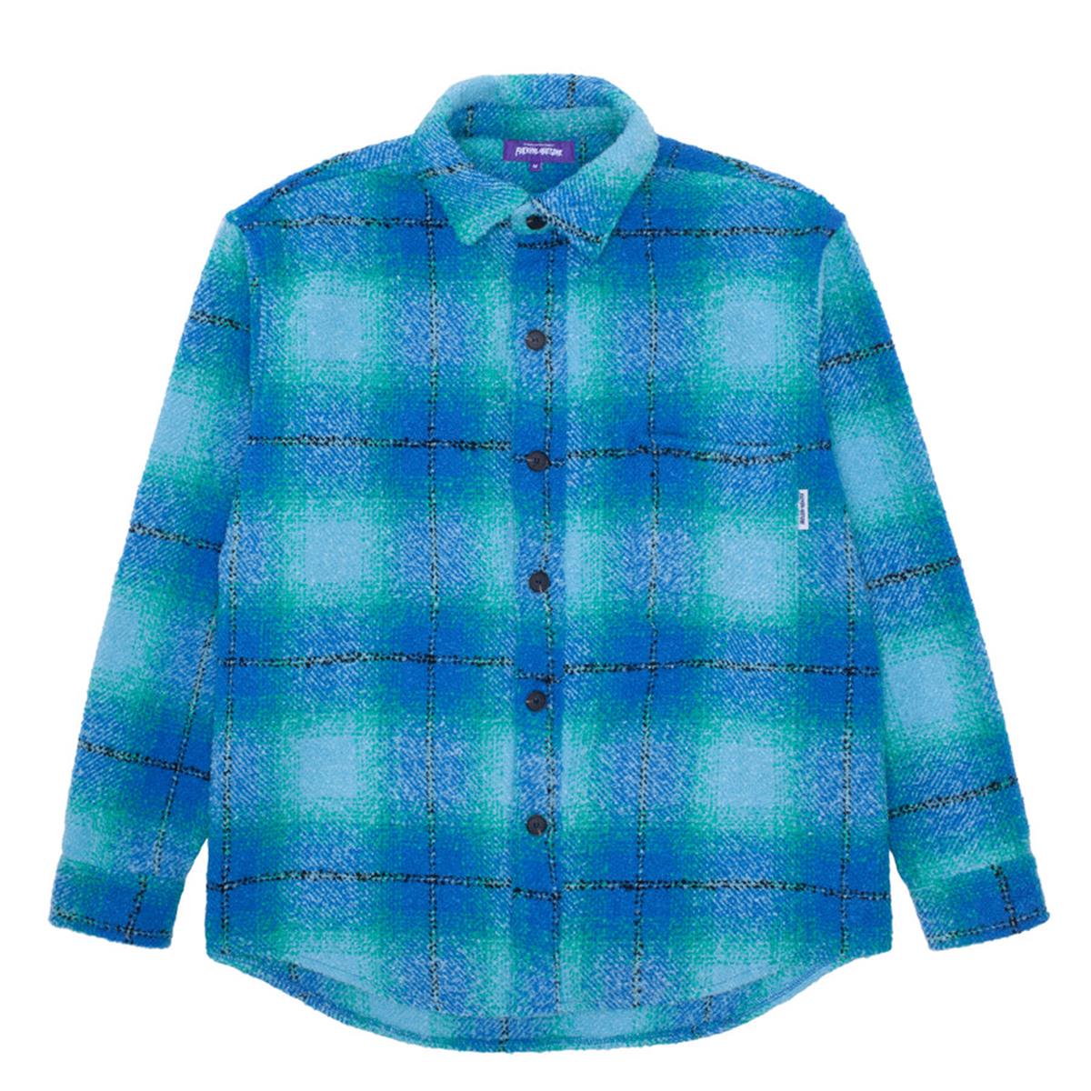 Fucking Awesome - Heavy Flannel Overshirt Blue / Green
