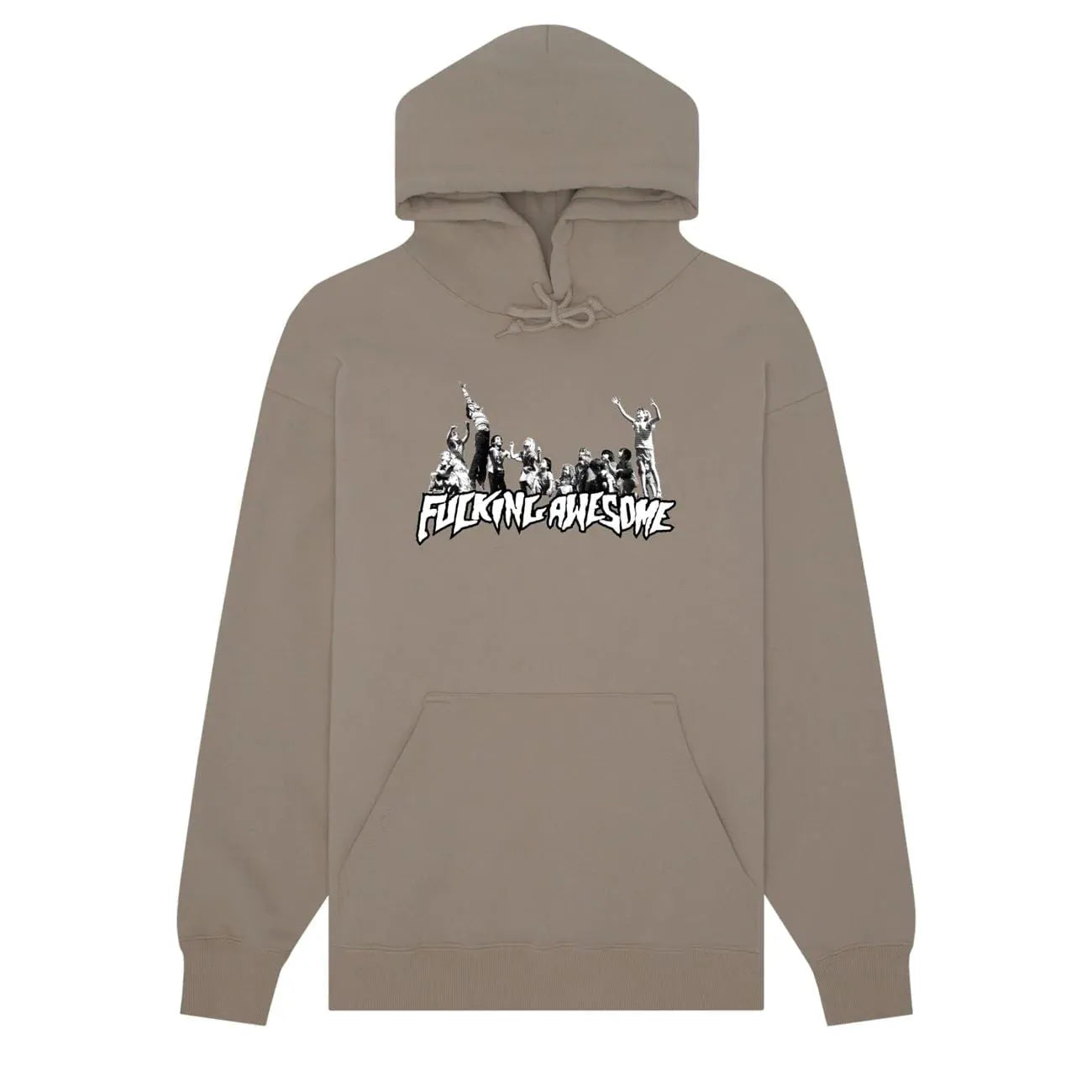 Fucking Awesome - Hug The Earth Hoodie - Olive - ARROW & BEAST