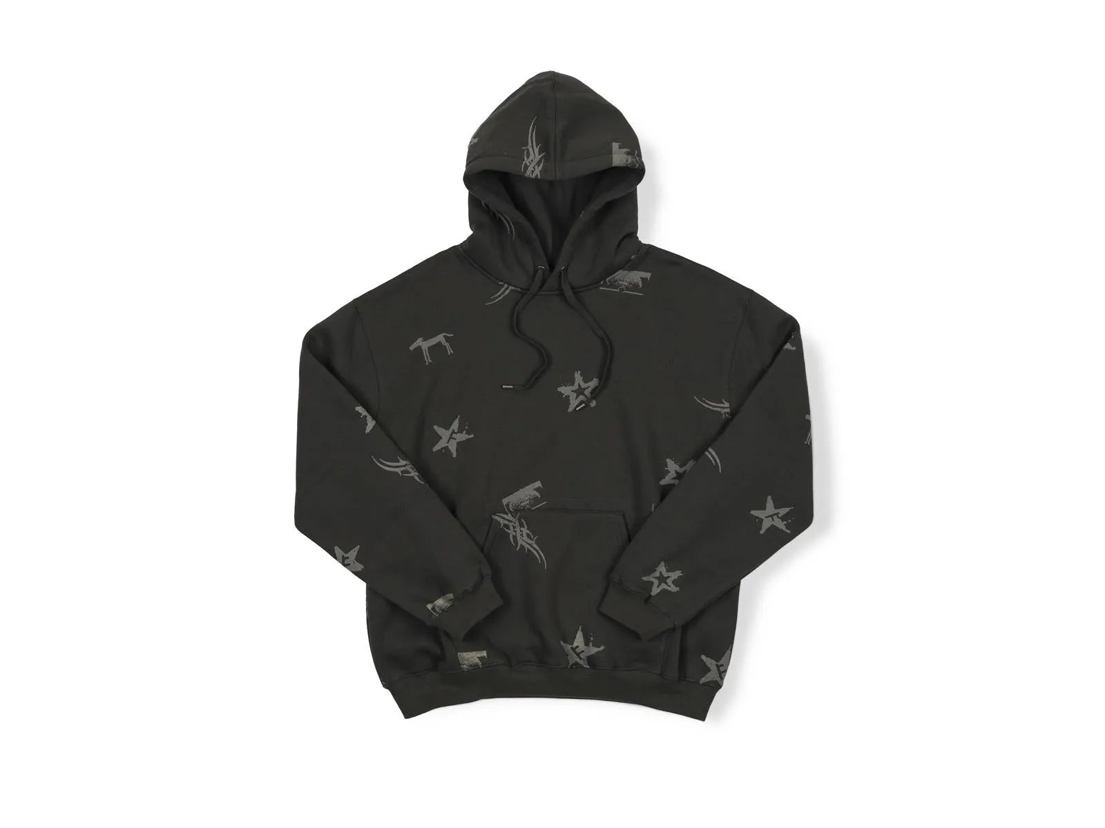 Former Merchandise - WISHING HOOD - Worn Black - ARROW & BEAST