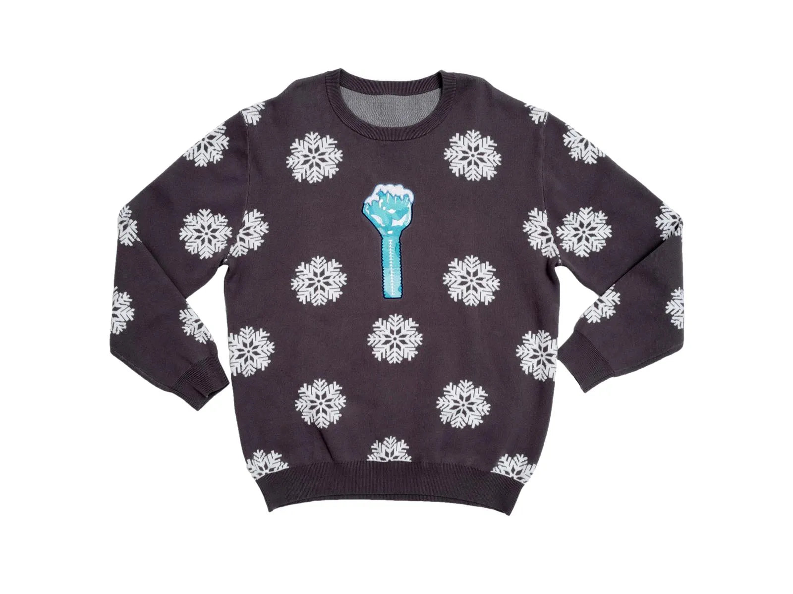 Hardies Hardware - Ice Logo Crewneck - Grey/White - ARROW & BEAST