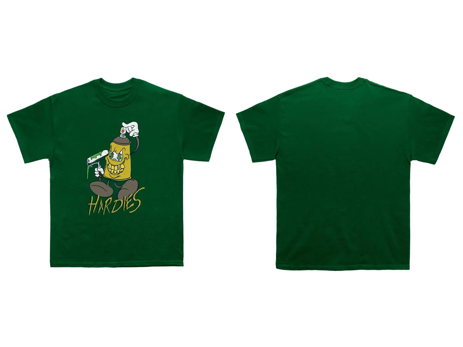 Hardies Hardware - Paid 2 Spray Tee - Green - ARROW & BEAST