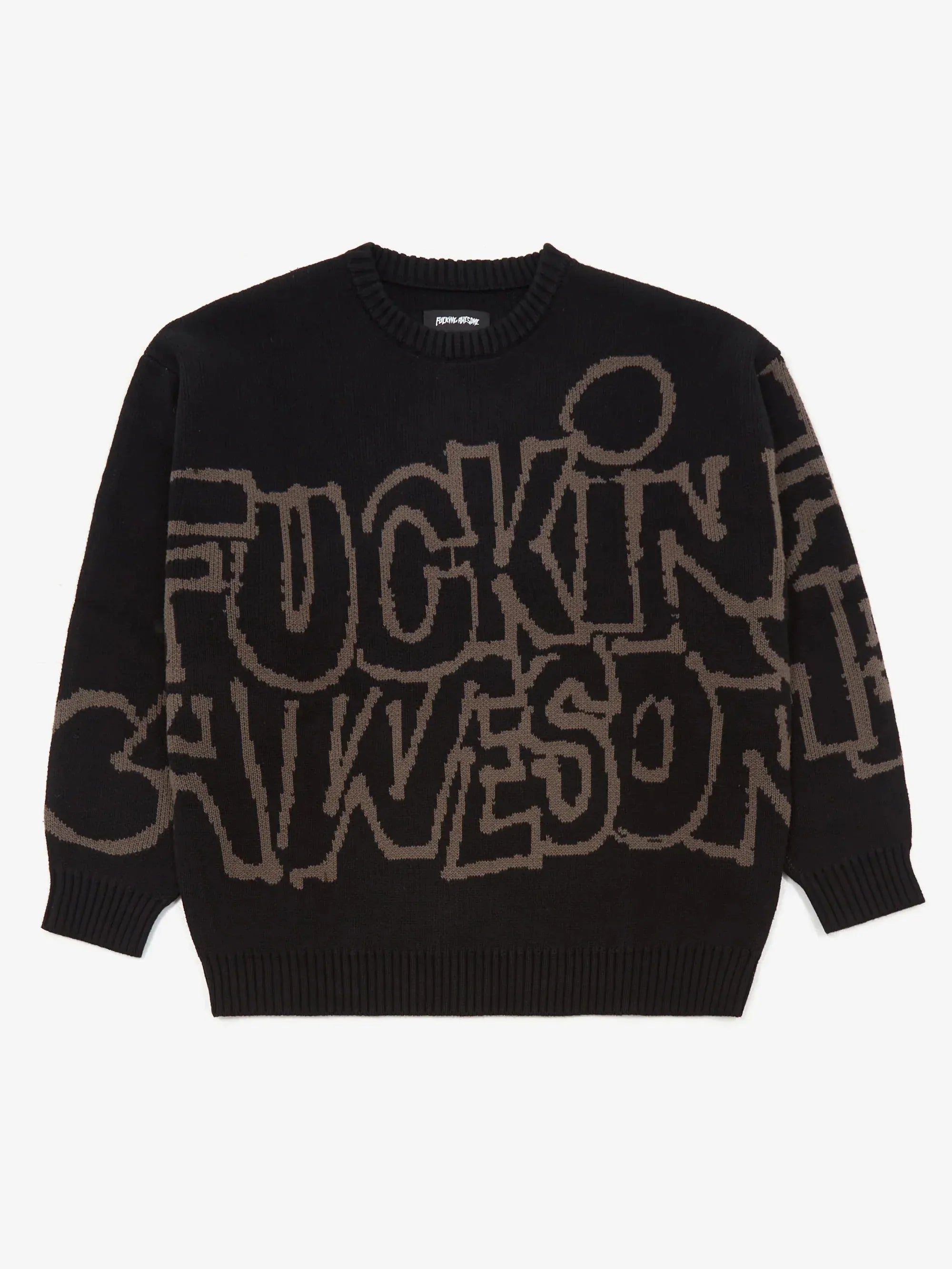 Fucking Awesome - PBS Sweater - Black - ARROW & BEAST