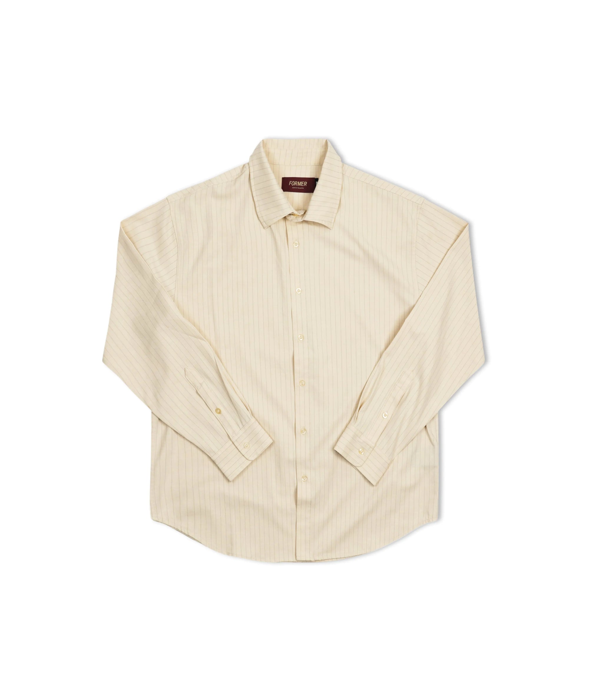 Former Merchandise - VIVIAN LS STRIPE SHIRT - CREME STRIPE - ARROW & BEAST