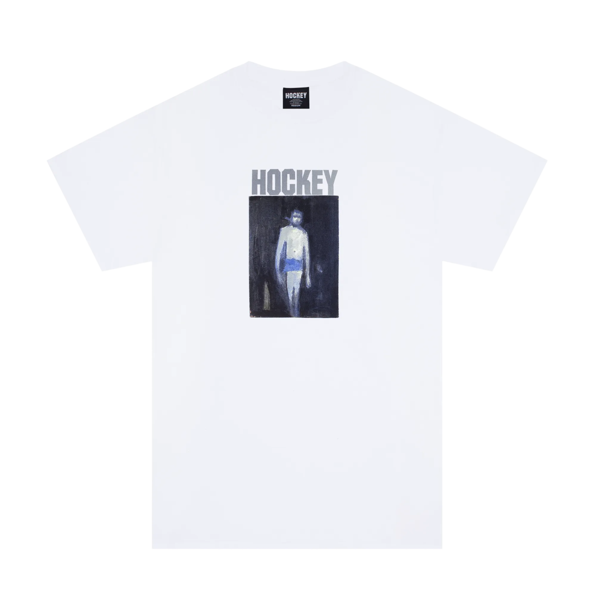 【HOCKEY】 50% OF ANXIETY TEE WHITE Hockey T-shirt 50% of Anxiety White