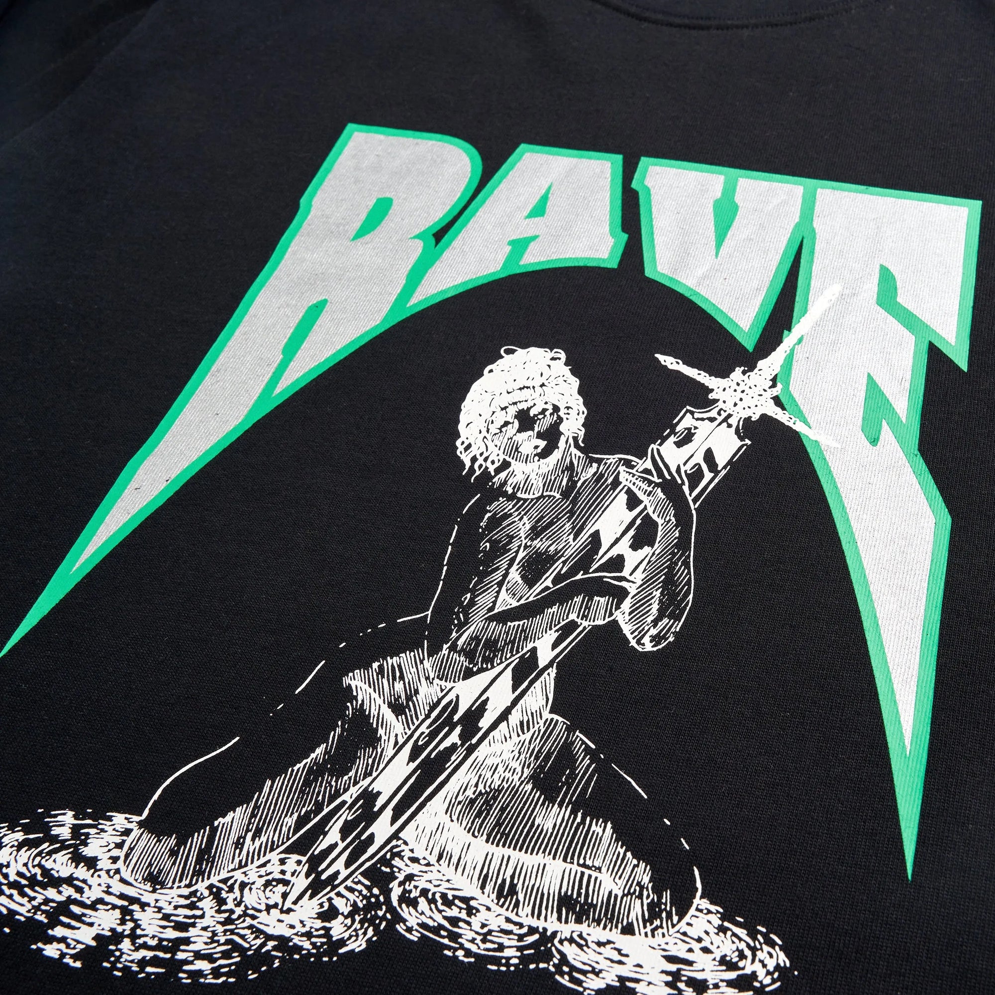 Rave Skateboards - CASCA tee - Black - ARROW & BEAST