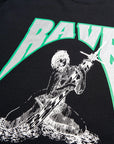 Rave Skateboards - CASCA tee - Black - ARROW & BEAST