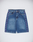Fucking Awesome - Striped Jean Short - Blue - ARROW & BEAST