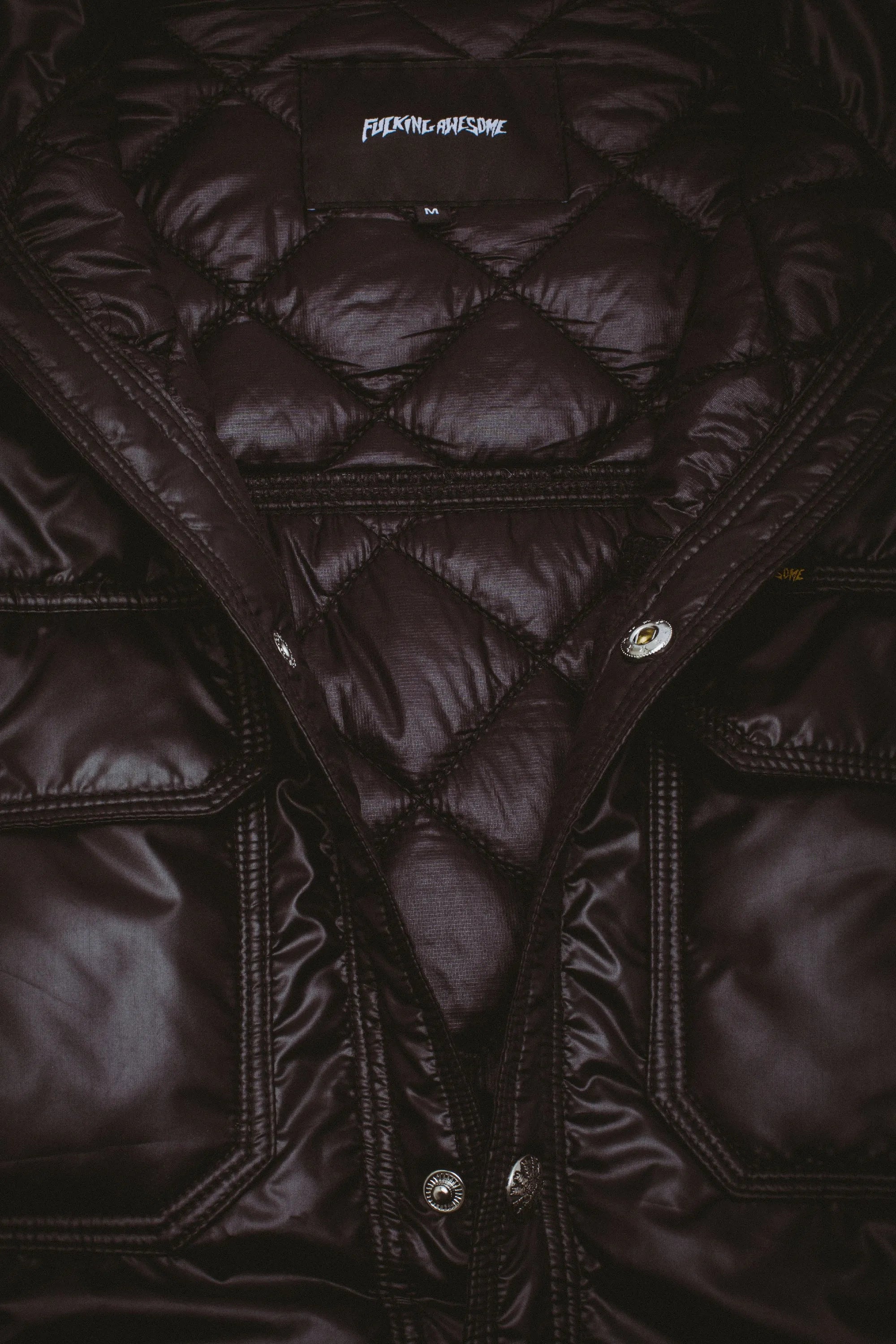 Fucking Awesome - Nylon Oversized Trucker - Black - ARROW & BEAST