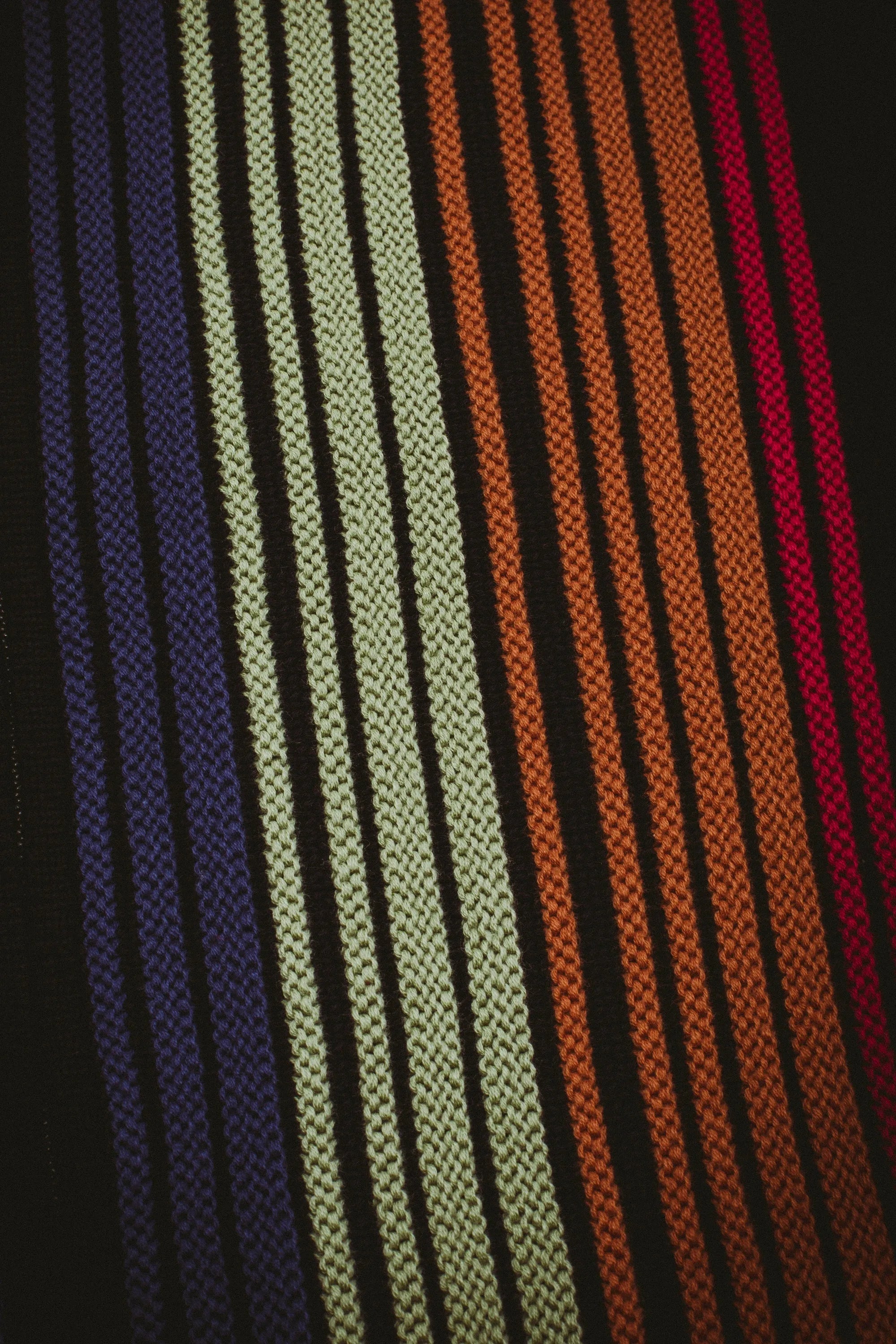 Fucking Awesome - Multi Stripe Zip Polo - Black/Striped - ARROW & BEAST