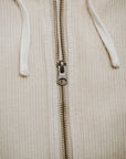 Fucking Awesome - KO Corduroy Zipped Hoodie - Cream - ARROW & BEAST