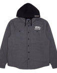 GX1000 - Denim Hooded Jacket - Black - ARROW & BEAST
