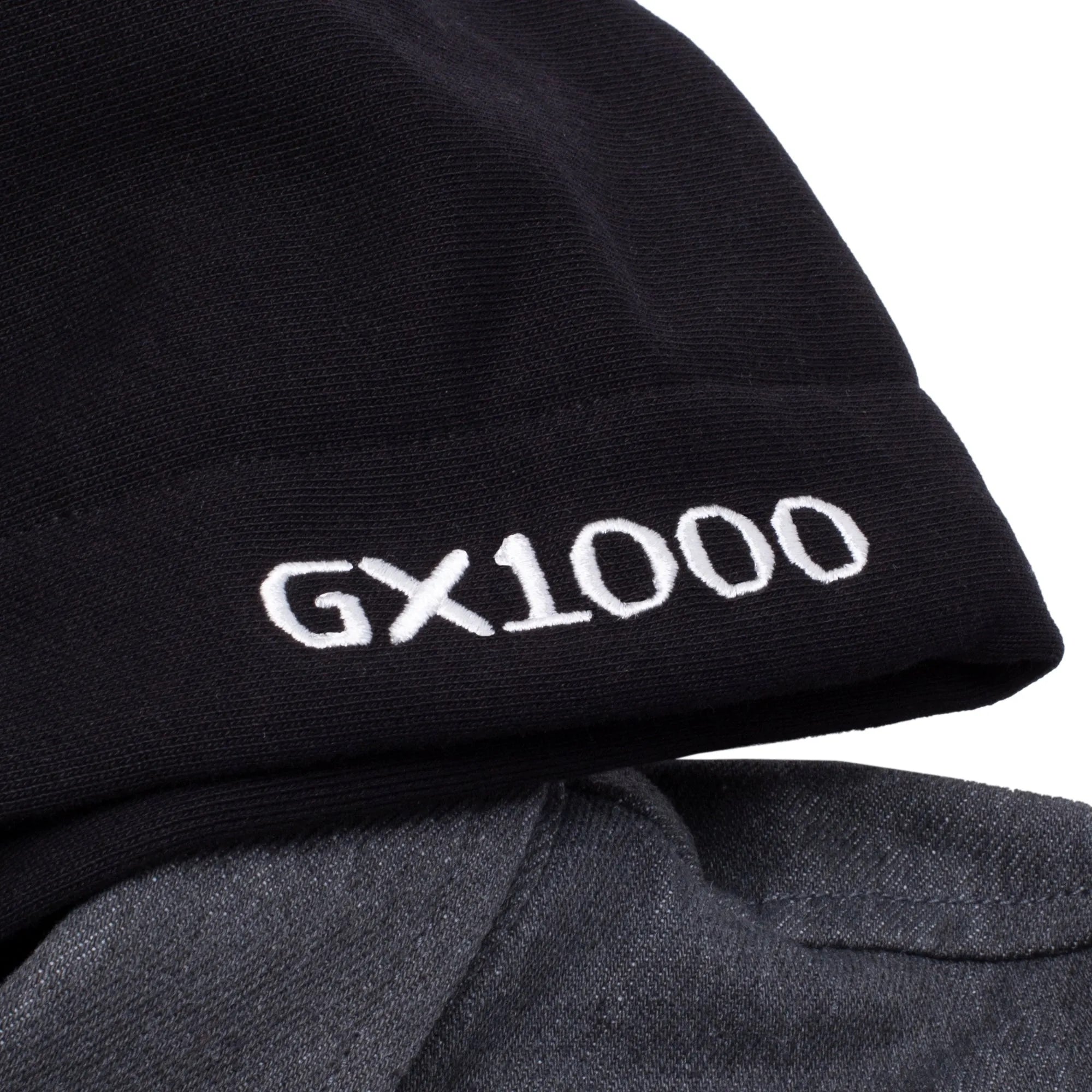 GX1000 - Denim Hooded Jacket - Black - ARROW & BEAST
