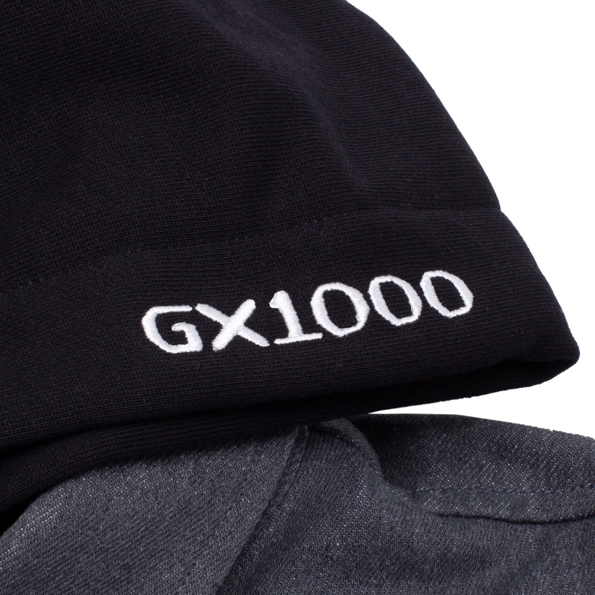 GX1000 - Denim Hooded Jacket - Black