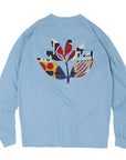 Magenta Skateboards - Shapes Plant L/S light blue - ARROW & BEAST